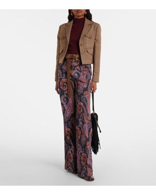 Etro Red Wool Sweater