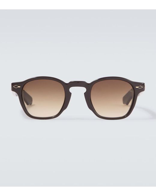 Jacques Marie Mage Brown Zephirin Epoxy Square Sunglasses for men