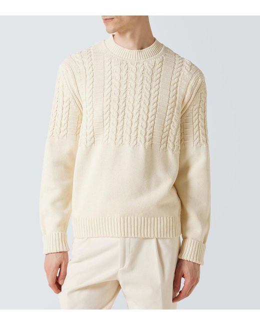 Pullover di Dunhill in Natural da Uomo
