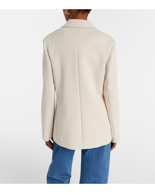 Max Mara Natural Max Mara Matollo Cotton-Blend Jersey Blazer