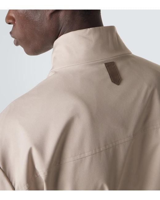 Canali Natural Nuvola Reversible Blouson Jacket for men