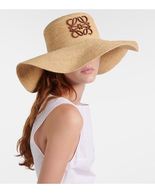 Loewe Natural Paula's Ibiza Anagram Raffia Sun Hat