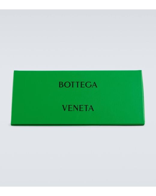 Lunettes de soleil aviateur Sardine Bottega Veneta pour homme en coloris Metallic