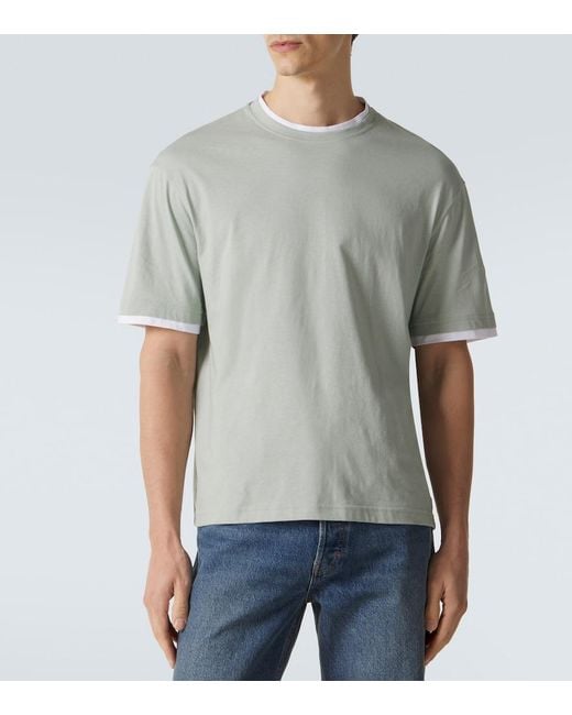Lardini Gray Cotton T-Shirt for men