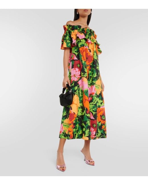 Robe midi Breakfast a fleurs LaDoubleJ en coloris Multicolor