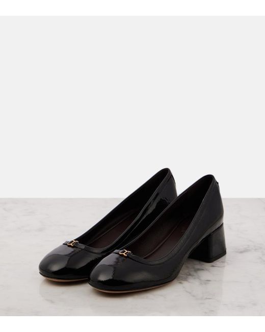 Chloé Black Marcie Leather Pumps