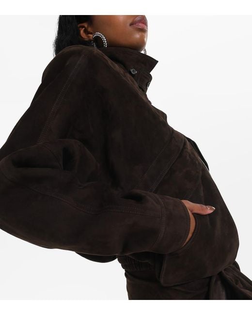 Veste En Daim Magda Butrym en coloris Black