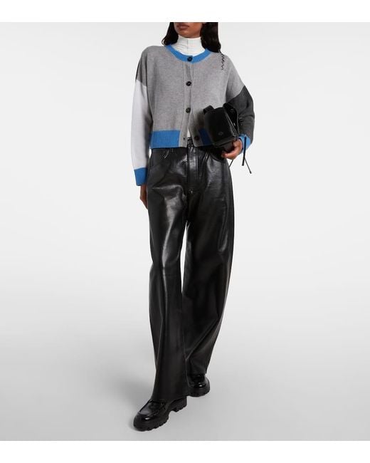 Citizens of Humanity Black Ayla High-Rise Wide-Leg Pants