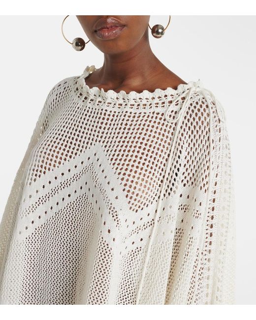 Isabel Marant White Metilia Crochet Minidress