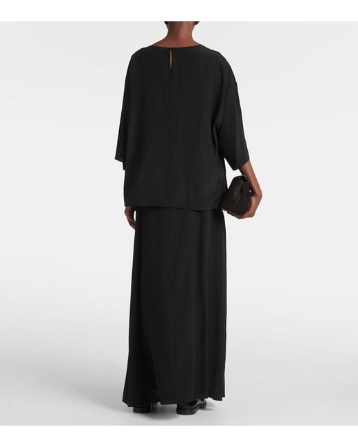 FFORME Black Zenni Silk T-Shirt