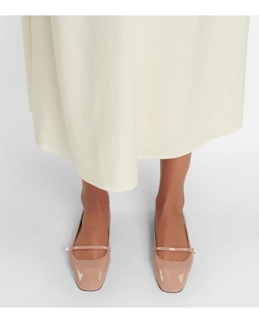 Bailarinas Elisa De Piel Jimmy Choo de color Pink