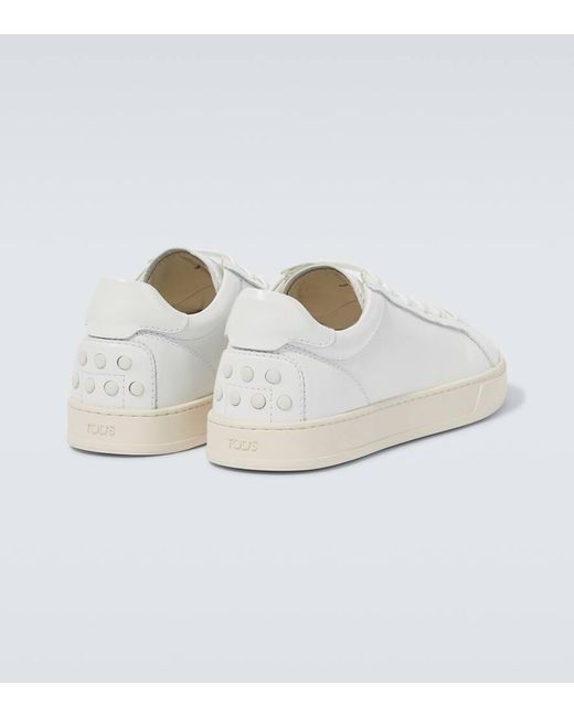 Sneakers in pelle di Tod's in White da Uomo