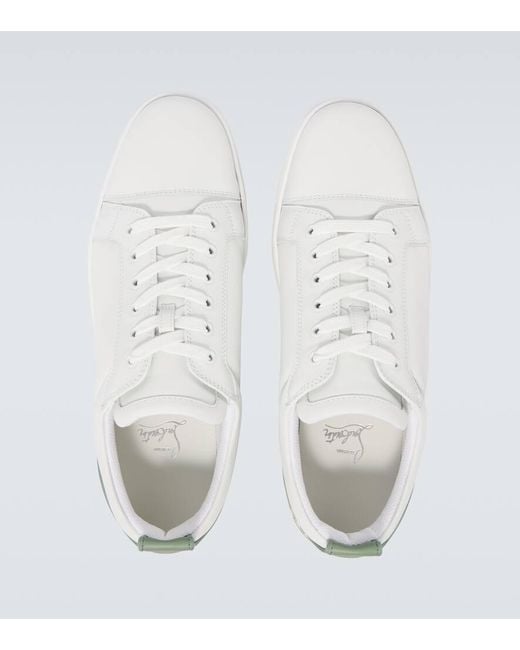 Christian Louboutin Sneakers Fun Louis Junior Aus Leder in Metallic für Herren