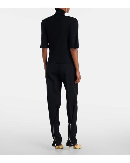Top De Cuello Alto Jacquemus de color Black