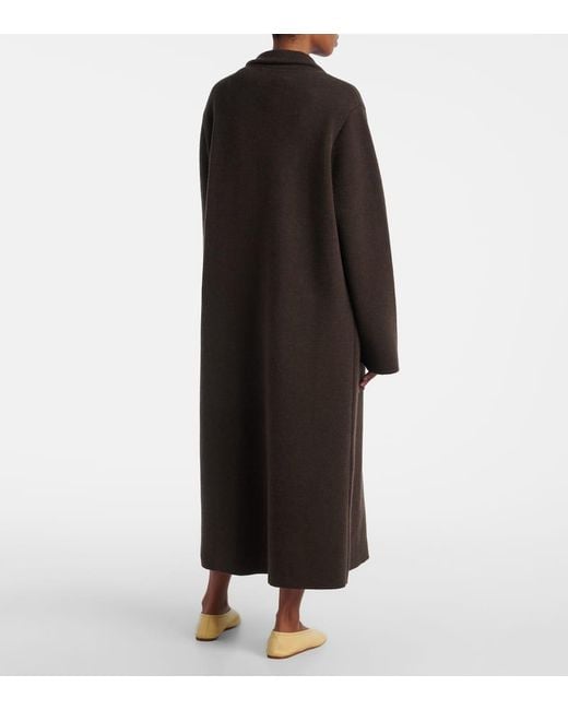 Lisa Yang Brown Mantel Amie Aus Kaschmir