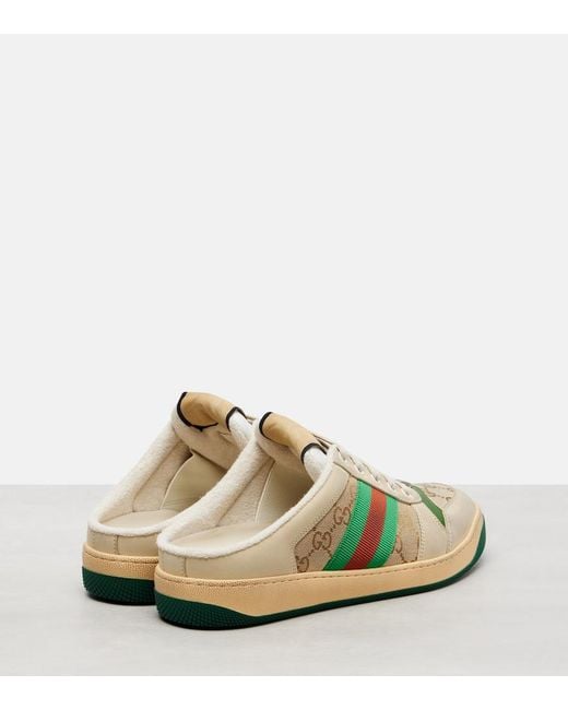 Gucci Natural Screener Mule, Uk