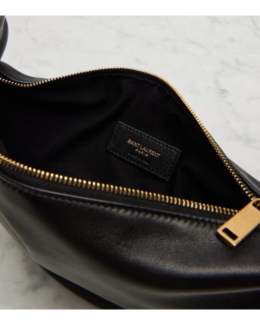 Saint Laurent Black Amalia Mini Leather Shoulder Bag