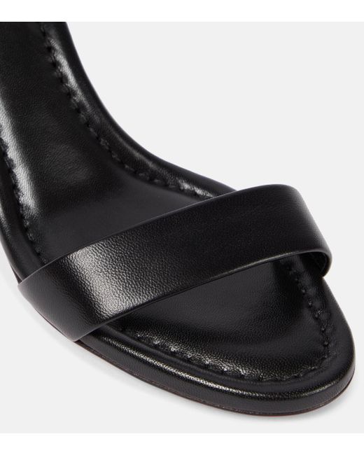Christian Louboutin Black Miss Jane 55 Leather Sandals