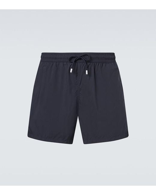 Fedeli Blue Madeira Swim Trunks for men