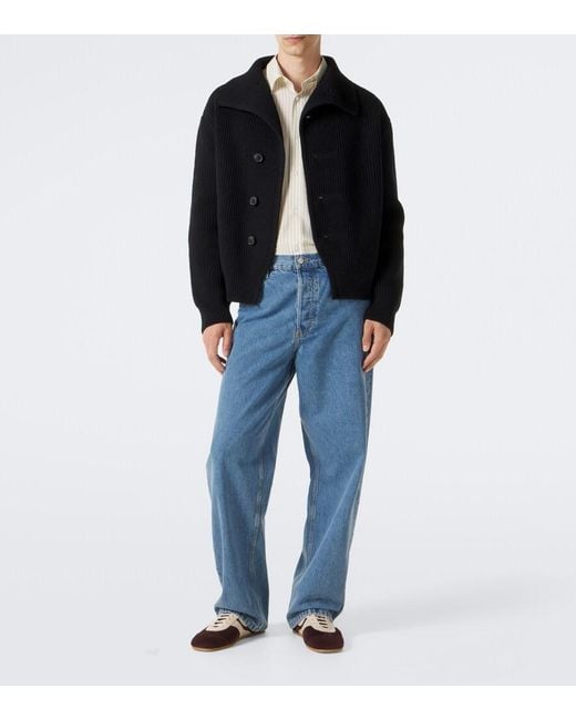 Dries Van Noten Brown Leather-Trimmed Suede Sneakers for men