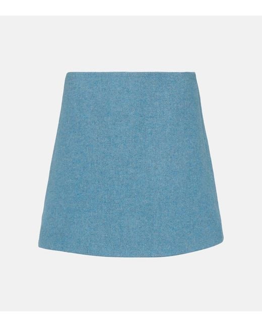 Minigonna di Ganni in Blue