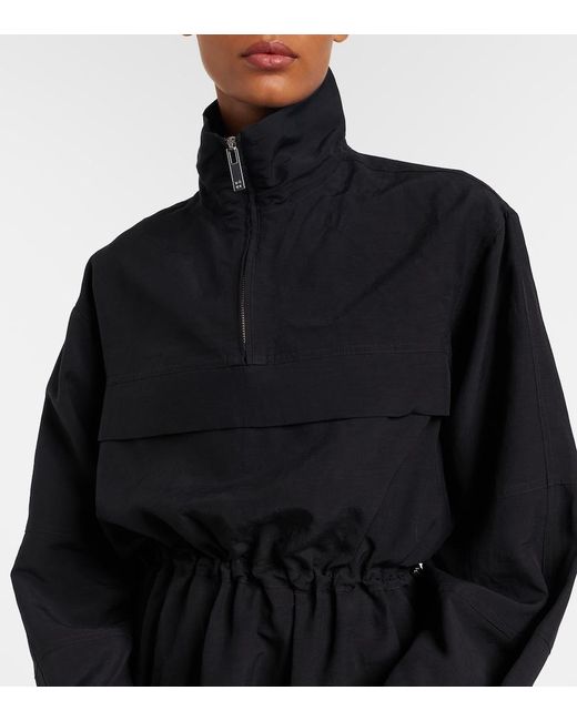 Rohe Black Half-Zip Jacket