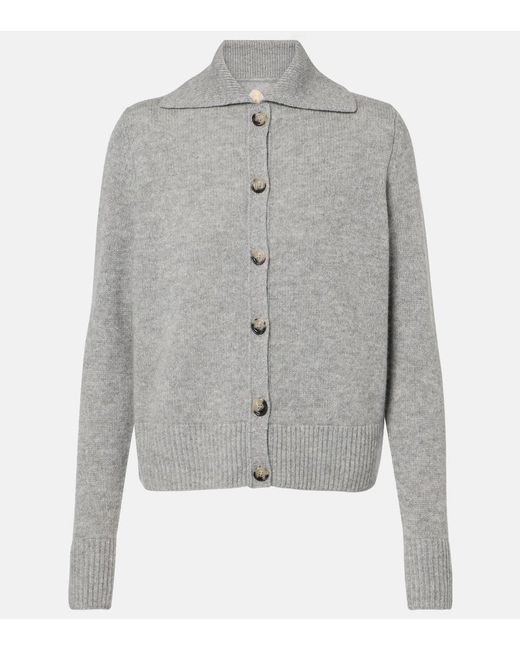 Jardin Des Orangers Gray Cashmere Cardigan