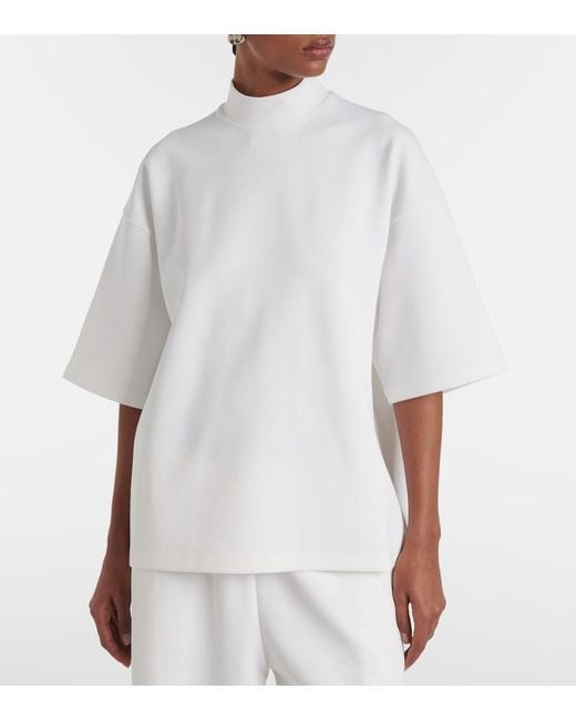 Wardrobe NYC White Semi Matte Top