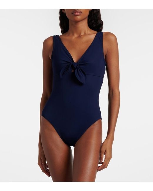 Karla Colletto Blue Basics Swimsuit