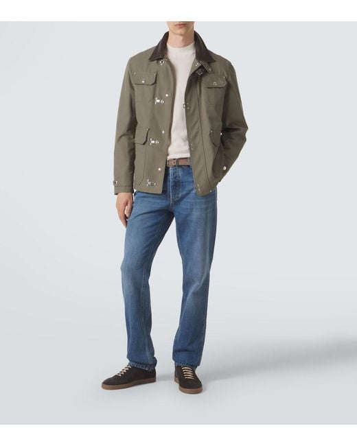 Jeans Rectos Brunello Cucinelli de hombre de color Blue