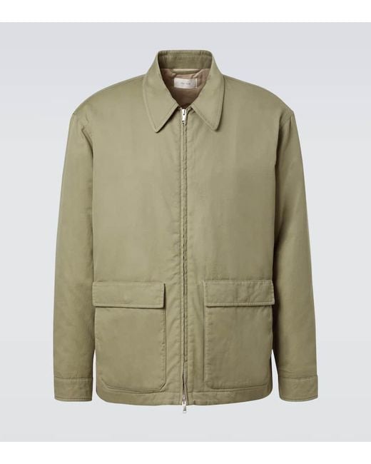 Veste Justo Matelassee En Coton Melange The Row pour homme en coloris Green
