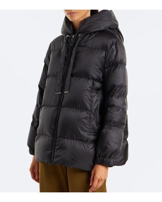 Max Mara Black Technical Down Jacket