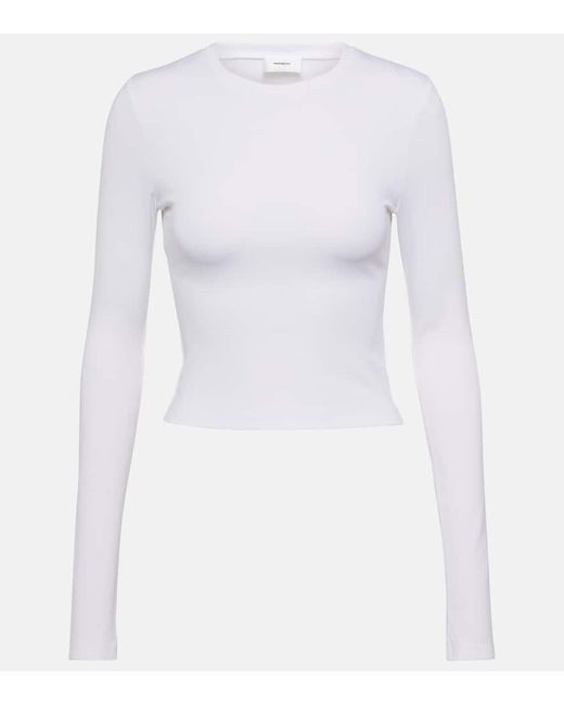 Top in jersey di Wardrobe NYC in White