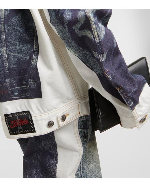 Jean Paul Gaultier Blue Tattoo Denim Jacket