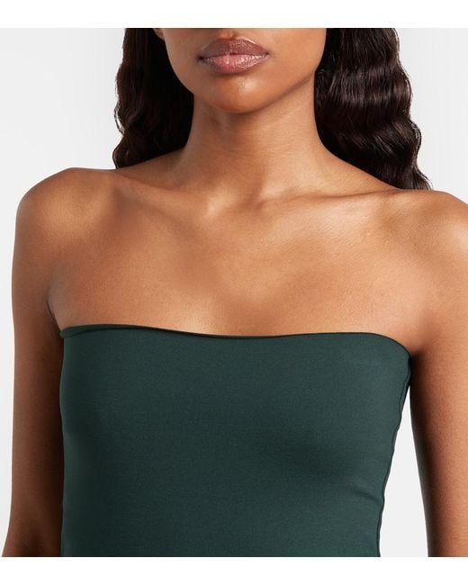 Eres Green Oda Jersey Crepe Maxi Dress