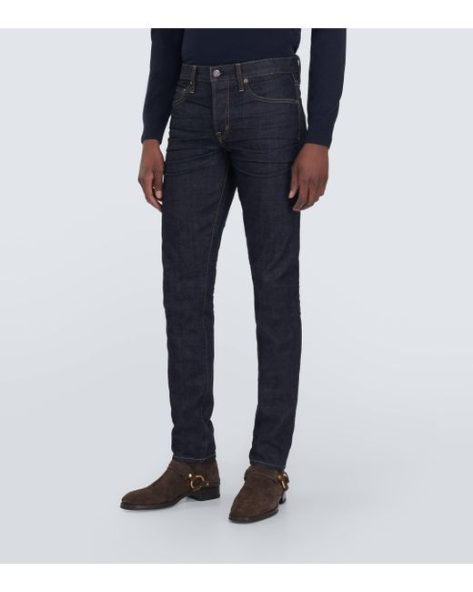 Tom Ford Blue Slim Jeans for men