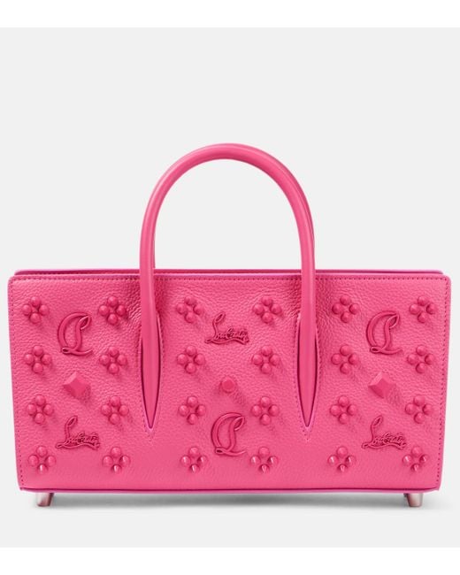 Christian Louboutin Pink Paloma Leather Shoulder Bag