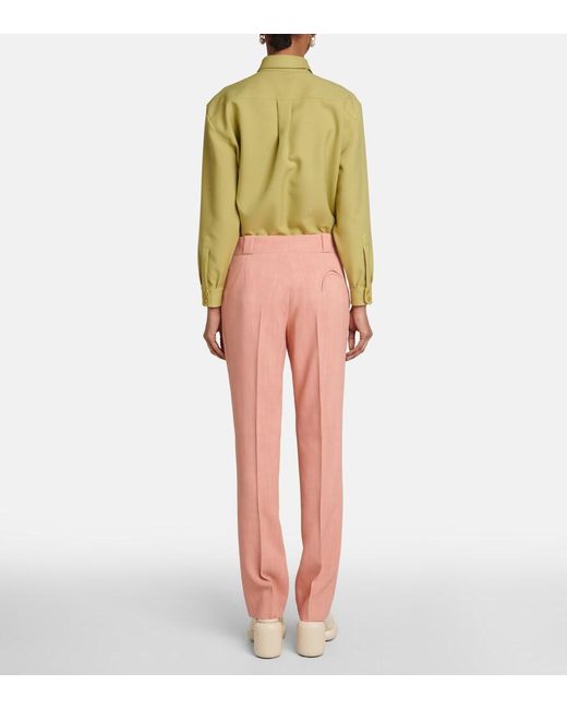 Blazé Milano Pink Blaze Milano Percheron High-rise Pants