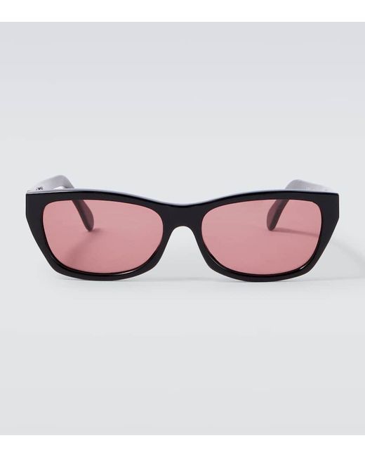 Our Legacy Pink Scream Rectangular Sunglasses for men
