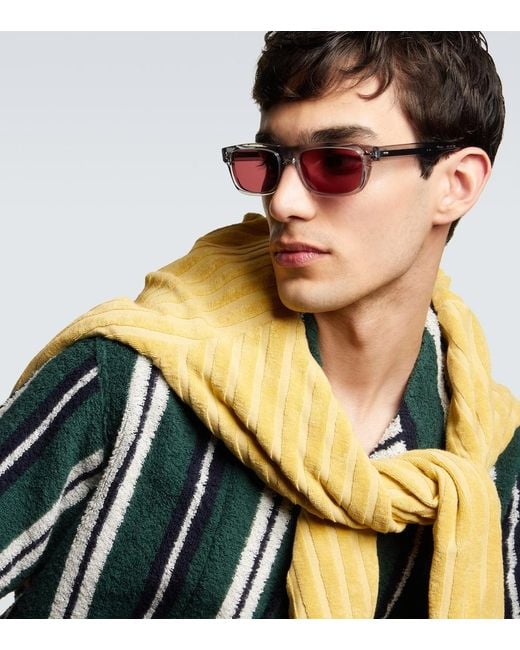 Sestini Eyewear Pink Rectangular Sunglasses for men