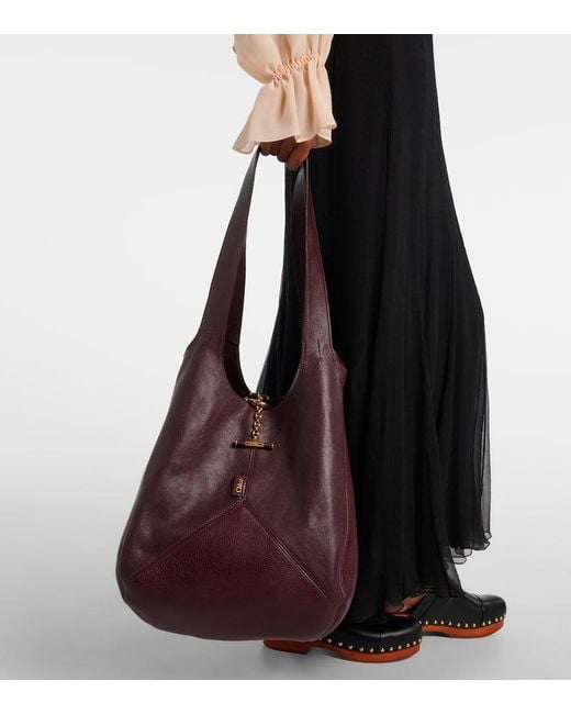 Chloé Brown Balloon Medium Leather Shoulder Bag
