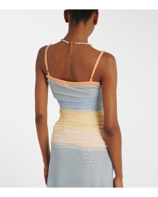 Sir Multicolor Printed Mesh Top