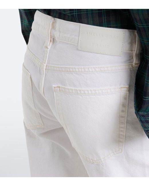 FRAME White The Wide-Leg Jeans