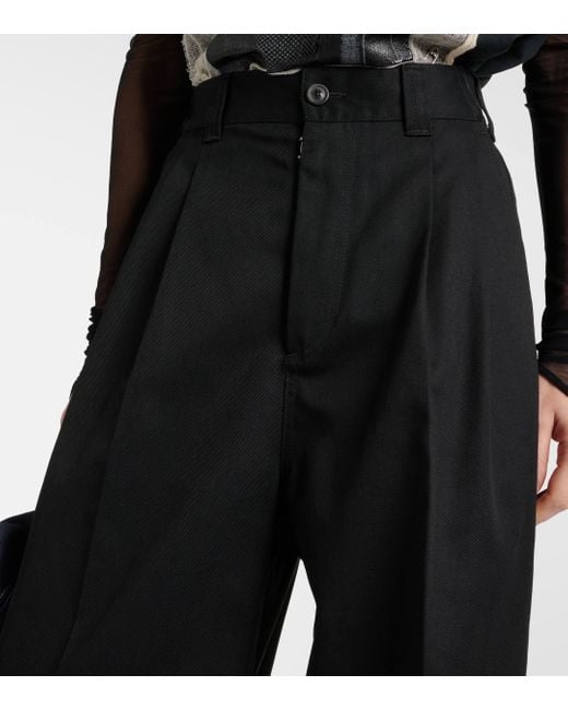 Pantalon ample Yoke Maison Margiela en coloris Black