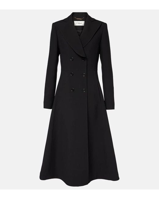 Chloé Black Wool Coat