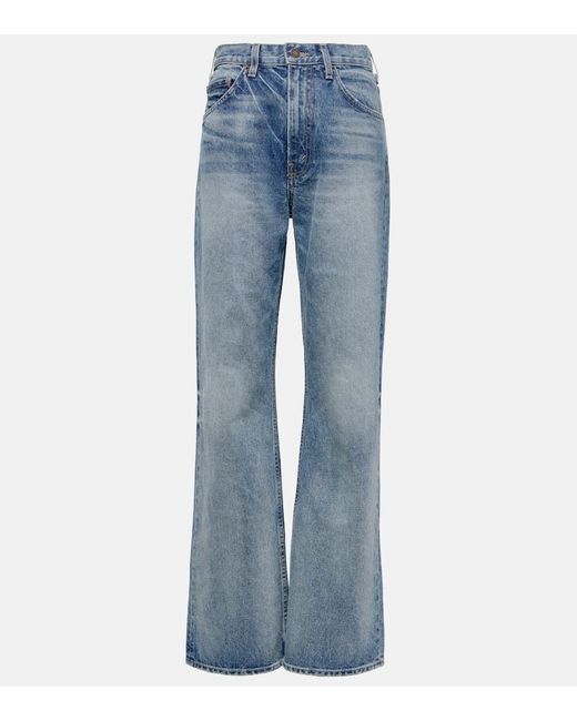 Jeans A Gamba Larga Mitchell di Nili Lotan in Blue