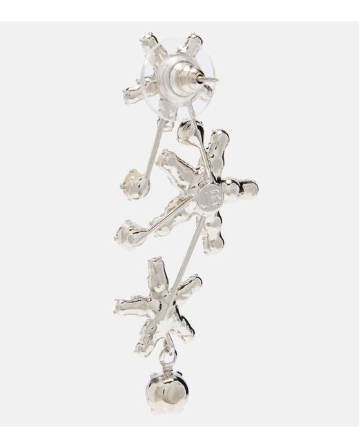 Orecchini Azar Con Cristalli di Jennifer Behr in White