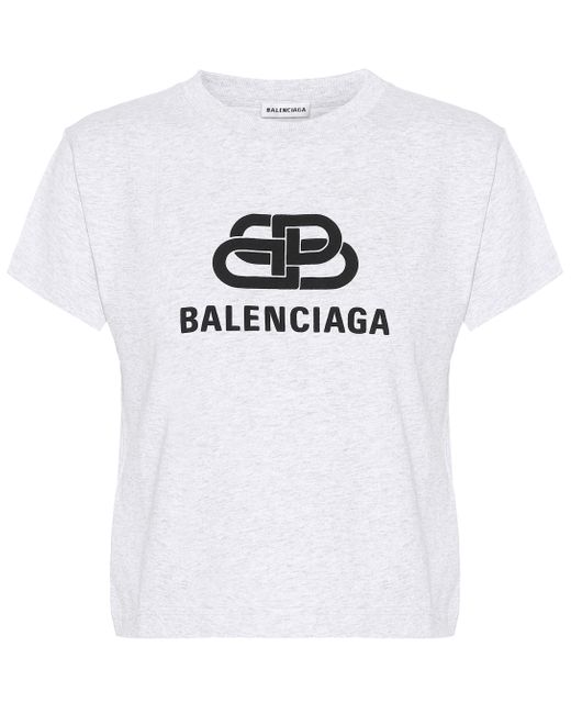 Balenciaga Black Logo Cotton T-shirt