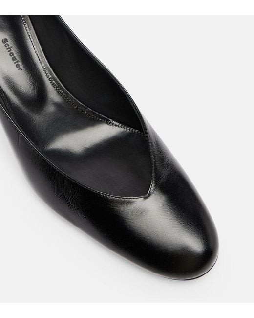 Proenza Schouler Black Pumps Uma 60 Aus Leder