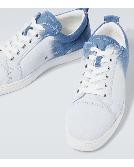 Christian Louboutin Blue Sneakers Fun Louis Junior for men